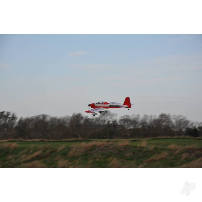 Max-Thrust Ruckus Balsa ARTF RC Plane (54in) – Red