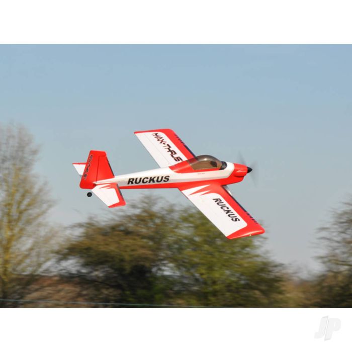 Max-Thrust Ruckus ARTF (no Tx/Rx/Batt) RC Plane (1400mm) – Red