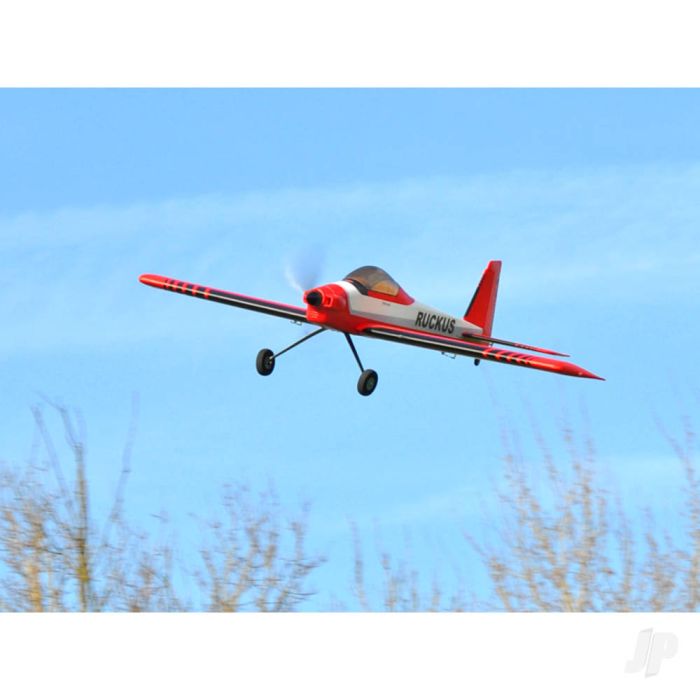 Max-Thrust Ruckus ARTF (no Tx/Rx/Batt) RC Plane (1400mm) – Red