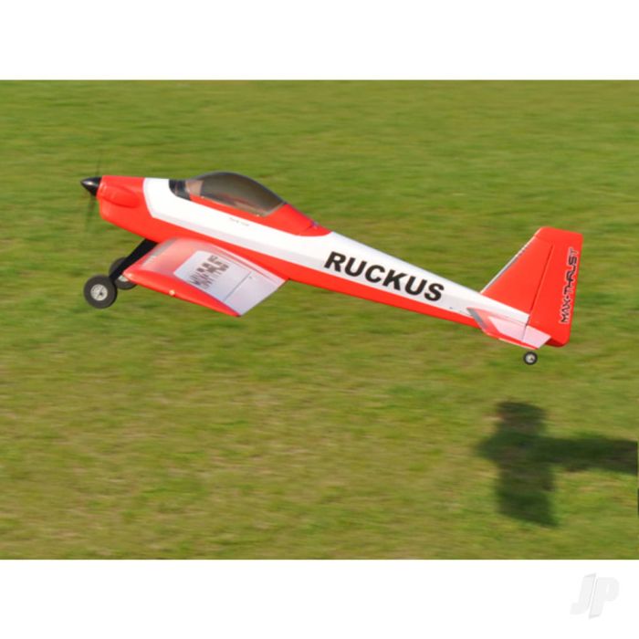 Max-Thrust Ruckus ARTF (no Tx/Rx/Batt) RC Plane (1400mm) – Red