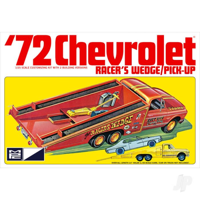 MPC 1972 Chevy C/K Racer's Wedge Chevrolet Pick Up Car Transporter Plastic Kit
