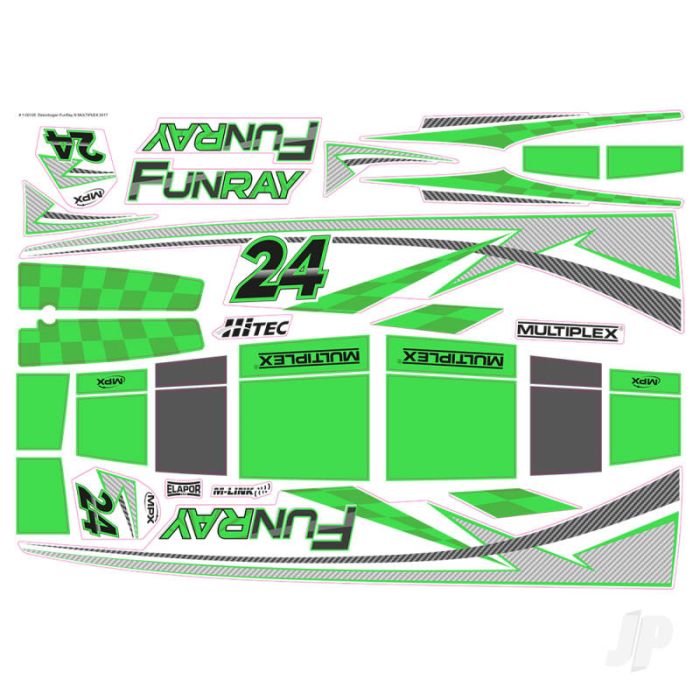 Multiplex Decal Sheet FunRay