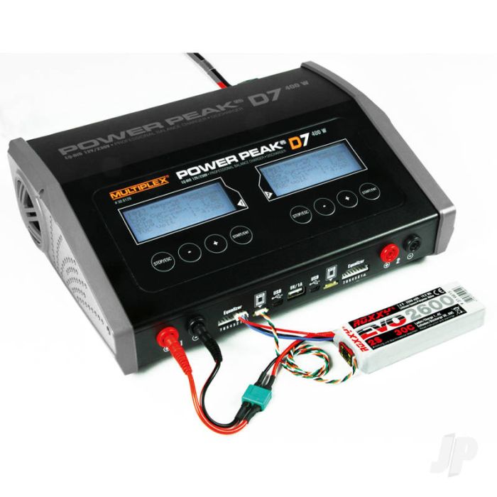 Multiplex Power Peak D7 400W Dual Charger AC/DC EQ-BID