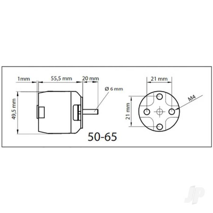 Multiplex ROXXY BL Outrunner (C50-65-09) Brushless Electric Motor
