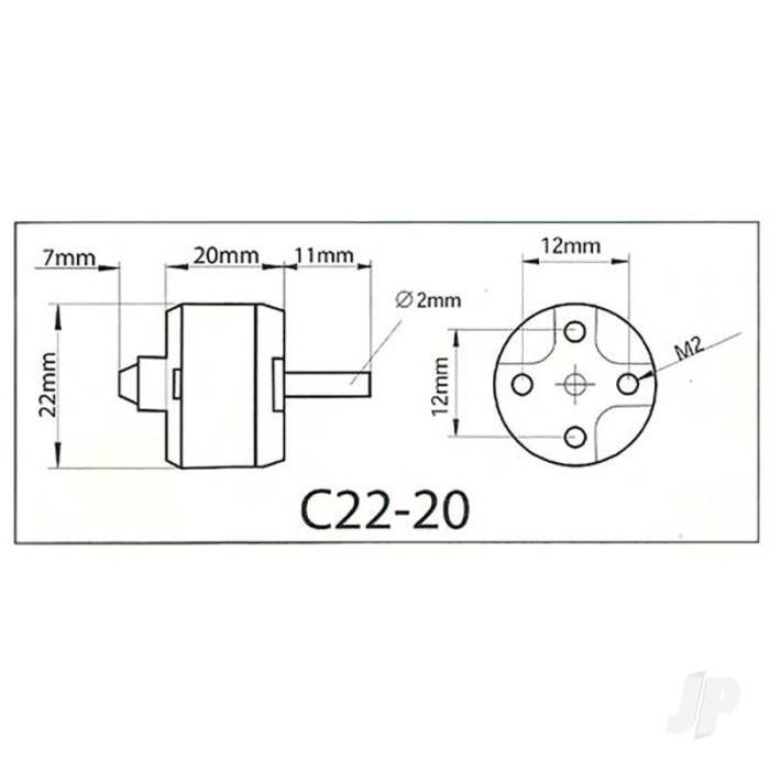 Multiplex ROXXY BL Outrunner (C22-20-15) Brushless Electric Motor