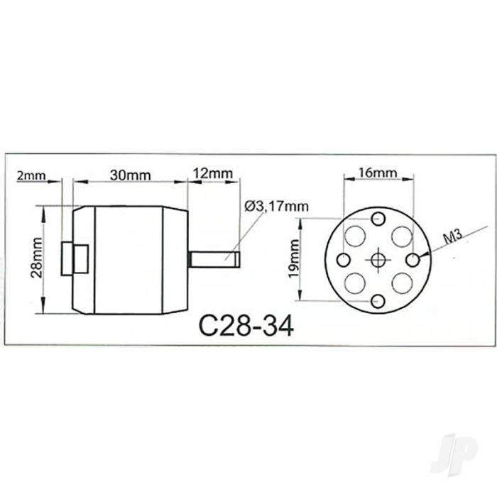 Multiplex ROXXY BL Outrunner (C28-34-08) Brushless Electric Motor