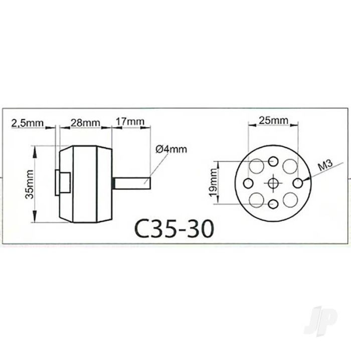 Multiplex ROXXY BL Outrunner (C35-30-10) Brushless Electric Motor