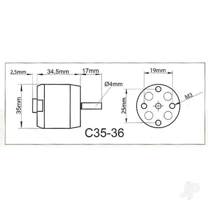 Multiplex ROXXY BL Outrunner (C35-36-05) Brushless Electric Motor