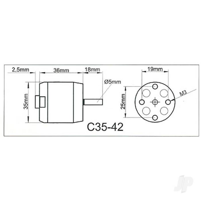 Multiplex ROXXY BL Outrunner (C35-42-05) Brushless Electric Motor