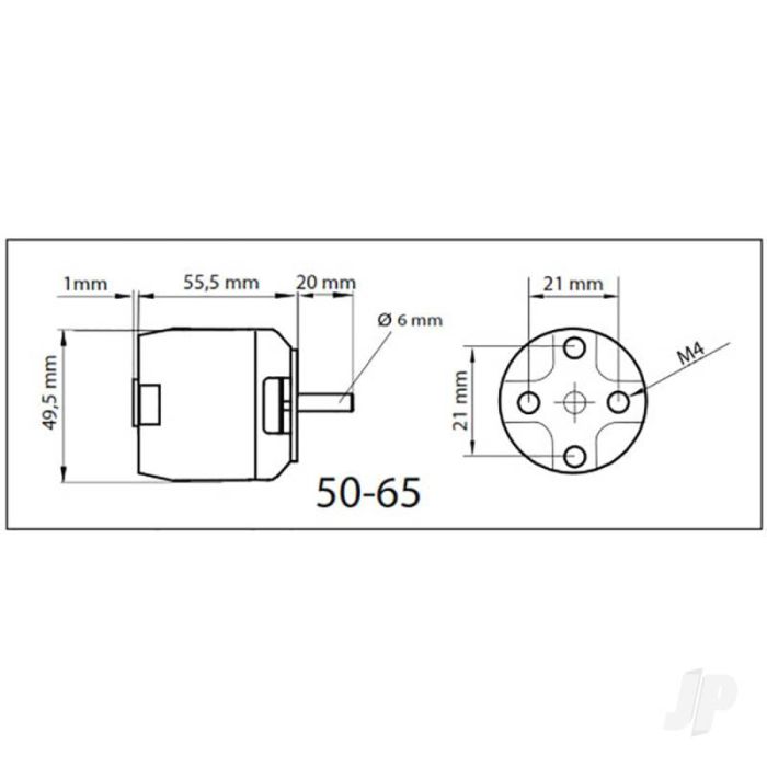 Multiplex ROXXY BL Outrunner (C50-65-07) Brushless Electric Motor