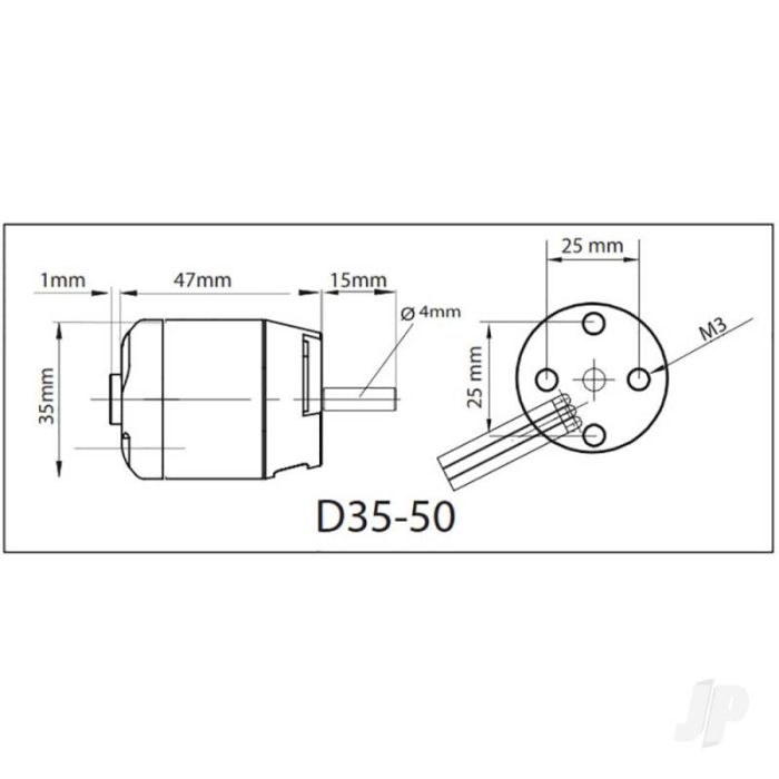 Multiplex ROXXY BL Outrunner (D35-50-06) Brushless Electric Motor