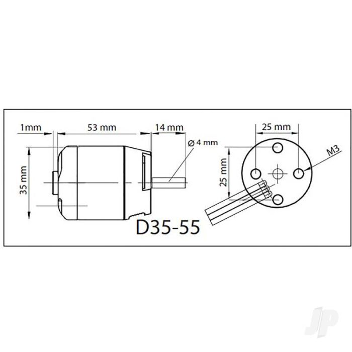 Multiplex ROXXY BL Outrunner (D35-55-04) Brushless Electric Motor
