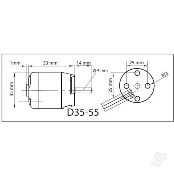 Multiplex ROXXY BL Outrunner (D35-55-06) Brushless Electric Motor