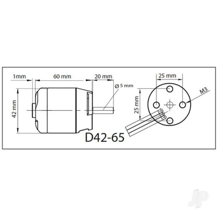 Multiplex ROXXY BL Outrunner (D42-65-06) Brushless Electric Motor