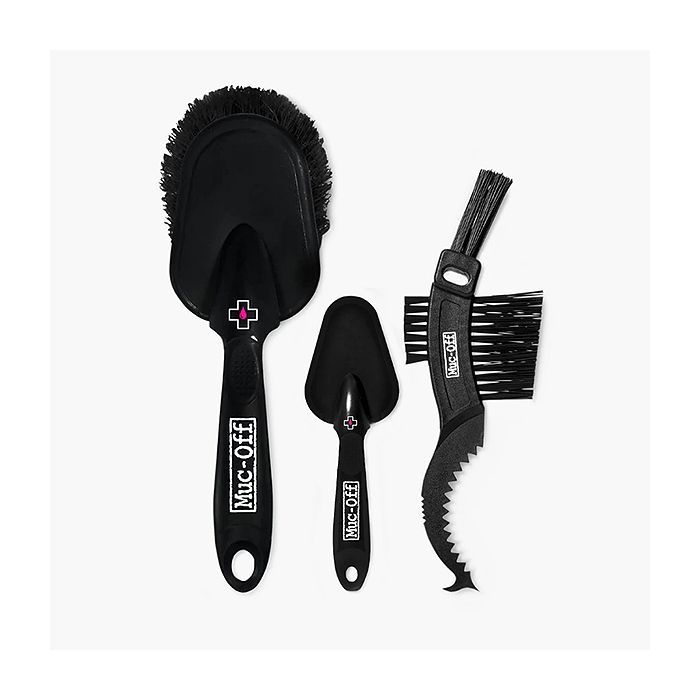 Muc-Off 3x Brush Set (Detail, Soft, Claw)
