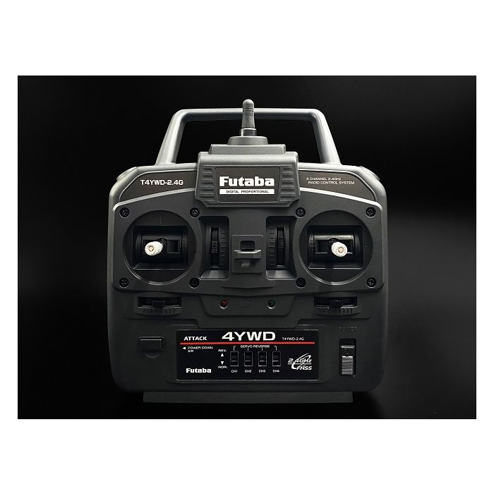 Futaba 4YWD 4-channel Surface Transmitter Radio w/ R214GF-E Rx Receiver