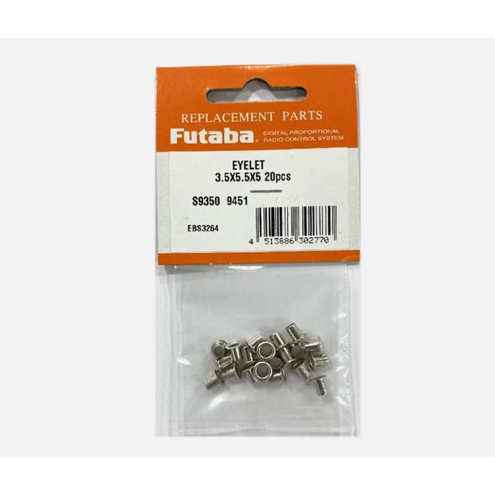 Futaba Servo Grommet Ferrule 3.5 x 5.5 x 5mm Large (20pcs)