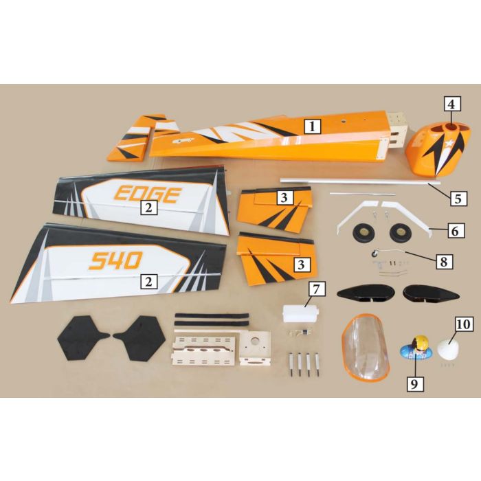 Seagull Edge 540V3 Carbon Aerobatic (35-40cc) 1.96m (77.5in) ARTF w/Alloy Hardware RC Plane