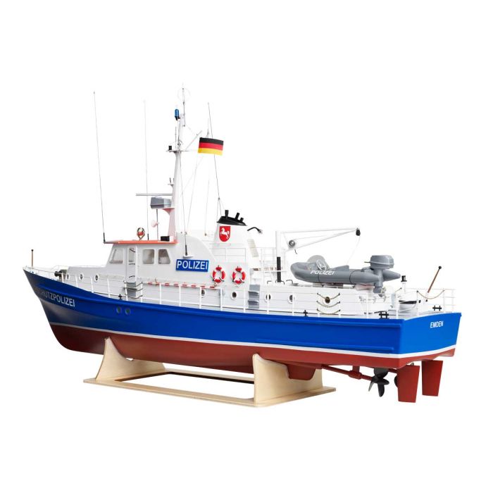 Police Boat W3 Boat with Fittings 1:25 Scale Krick Robbe Radio Control Model Kit