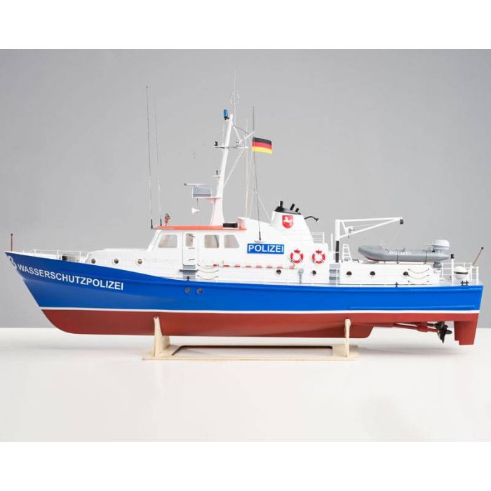 Police Boat W3 Boat with Fittings 1:25 Scale Krick Robbe Radio Control Model Kit