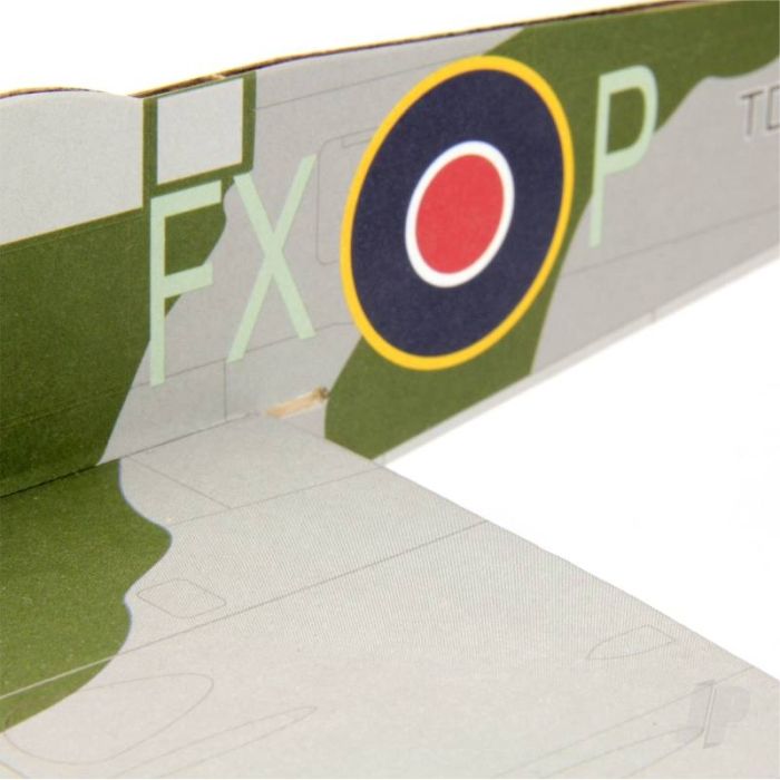Spitfire IXe Large Balsa Freeflight Kit with History Sheet & Pilot Logbook