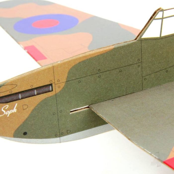 Hurricane Mk I Large Balsa Freeflight Kit with History Sheet & Pilot Logbook