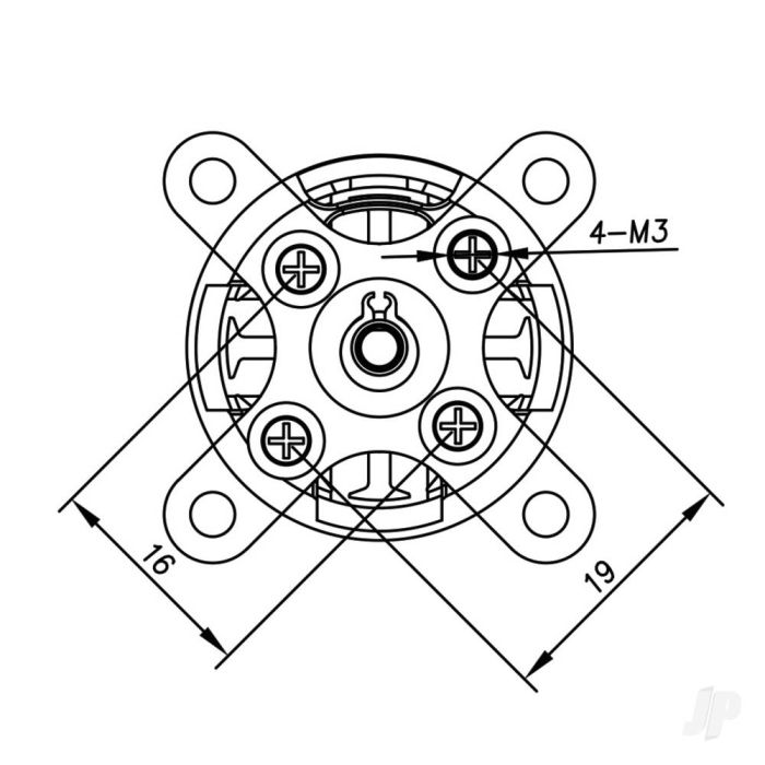 Radient Brushless Motor 2822 2300KV (2-3S)