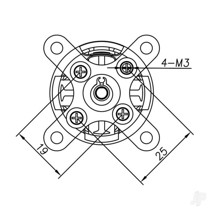 Radient Brushless Motor 3548 790KV (2-4S)