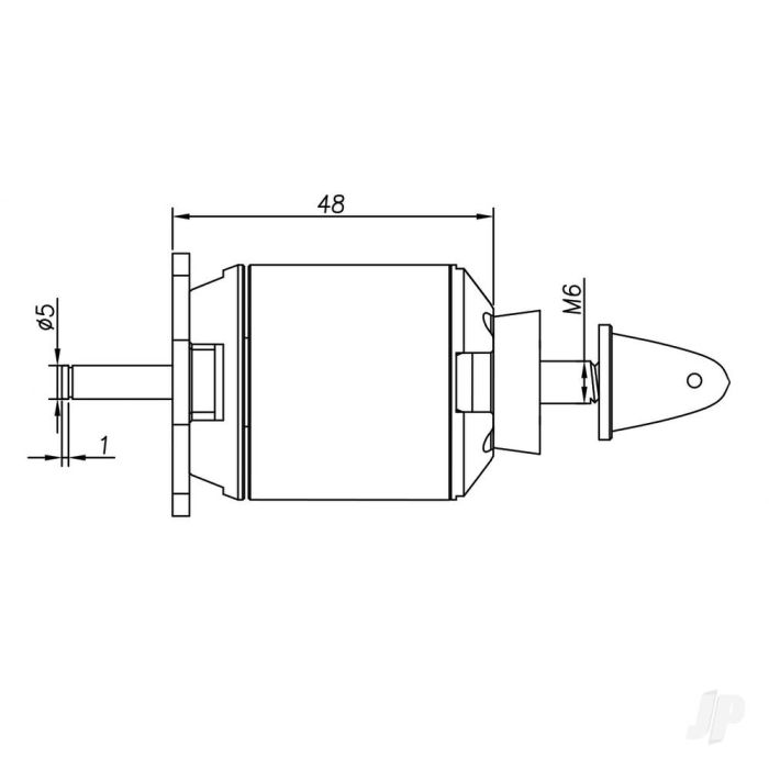 Radient Brushless Motor 3548 900KV (2-4S)