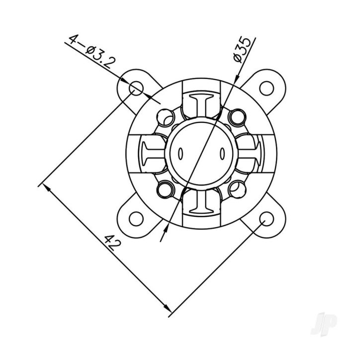 Radient Brushless Motor 3548 900KV (2-4S)