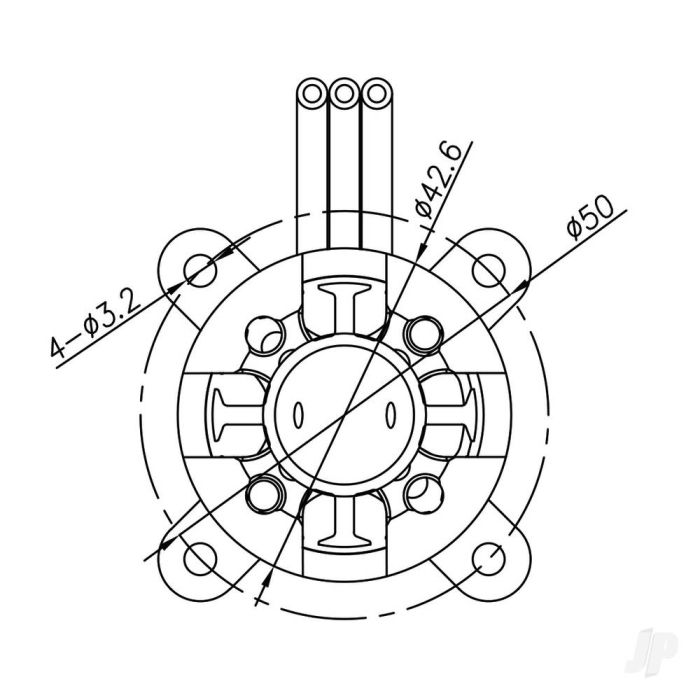 Radient Brushless Motor 4250 800KV (2-4S)