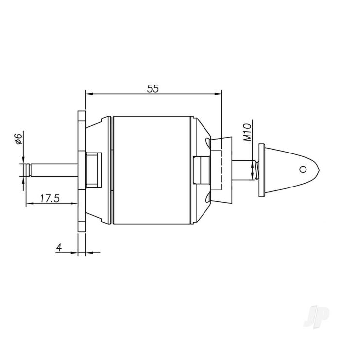 Radient Brushless Motor 5055 760KV (3-5S)