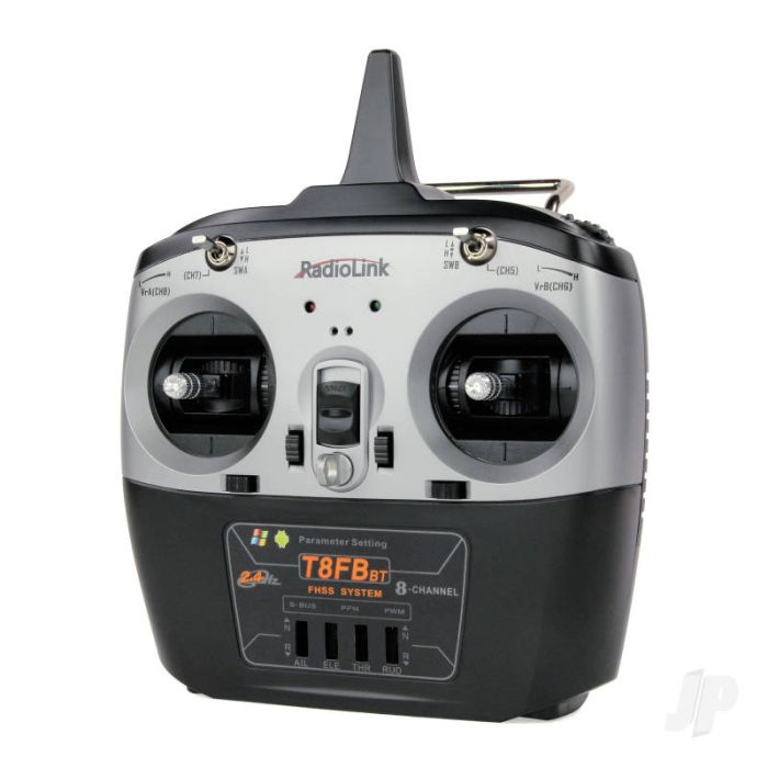 Radiolink T8FB-BT 2.4GHz 8-Ch Transmitter w/Bluetooth + 2x Receivers - Mode 1
