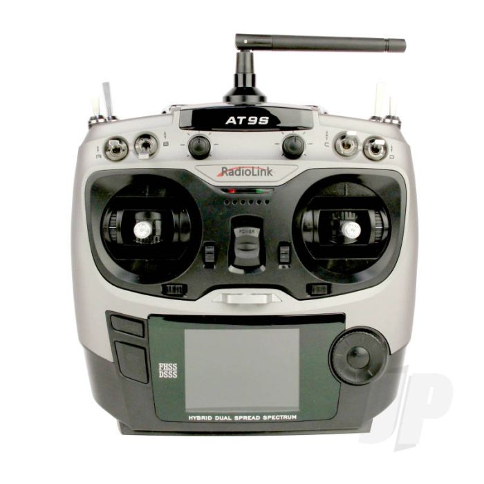RadioLink AT9S 2.4GHz 10-Channel Transmitter with Receiver (Silver) (Mode 1)