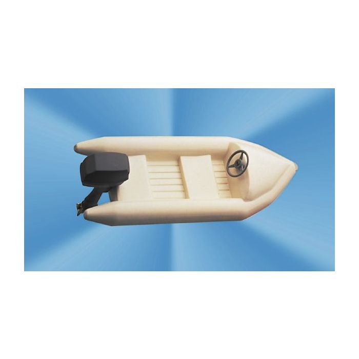 Resin Inflatable Dinghy Type W3 with Dummy Outboard Motor 1:25 Scale