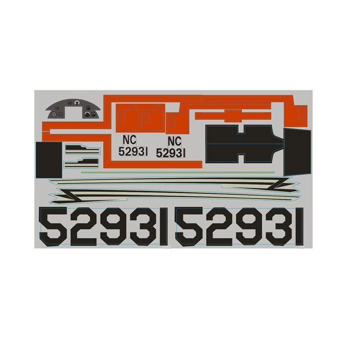 Roc Hobby Beechcraft Decal Sheet