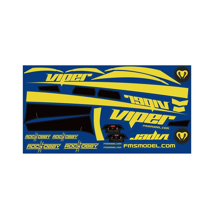 Roc Hobby Viper 70mm Decal Sheet