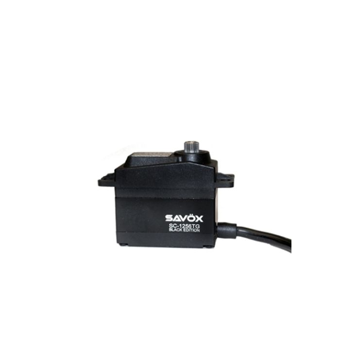 SAVOX SC1256TGB HIGH TORQUE CORELESS DIGI SERVO 20KG@6.0V - BLACK