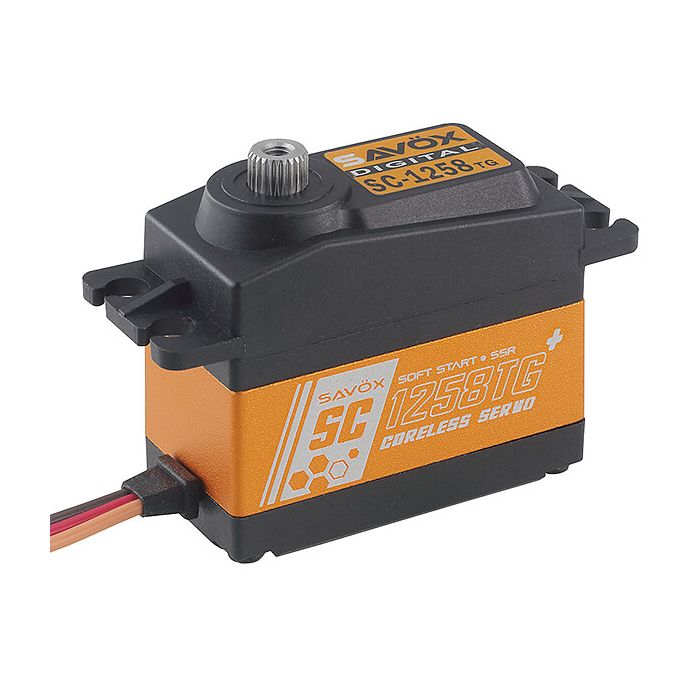 Savox SC-1258TG+ High Torque Coreless Digital Servo 12kg@6.0v