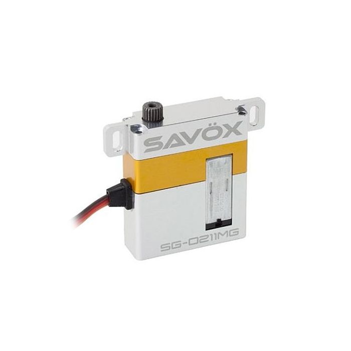 SAVOX SG0211MG LOW PROFILE GLIDER DIGITAL SERVO 8KG/0.13@6V