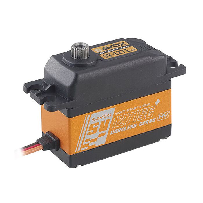 Savox 'High Voltage' Std Ultra Fast 25kg/0.08@7.4v Updated