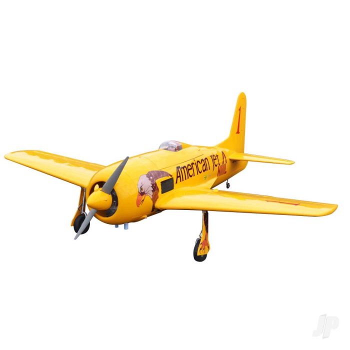 Seagull Grumman F8F-2 Bearcat (33-45cc) 1.83m / 71in RC Plane - Yellow