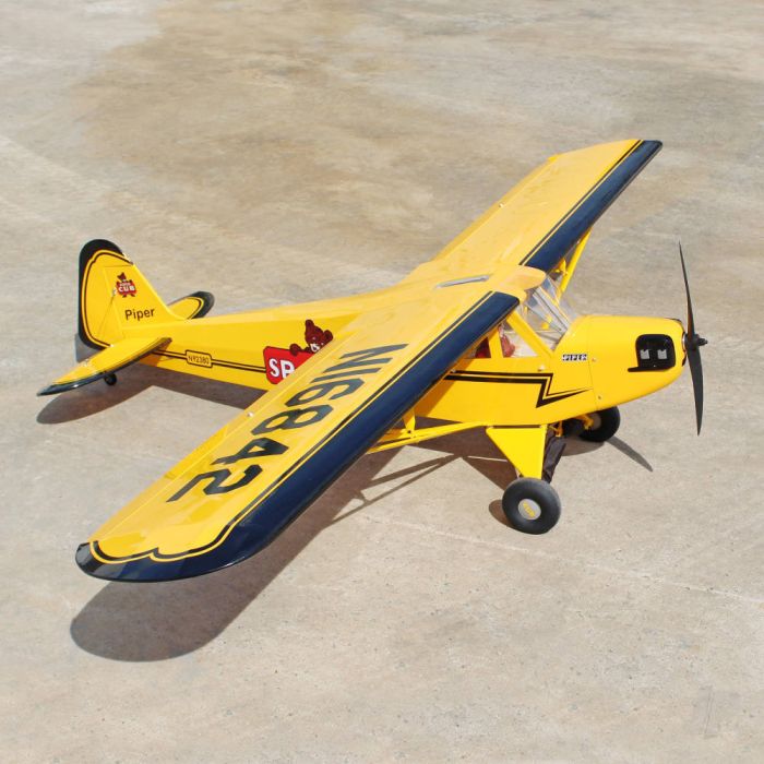 Seagull J-3 Cub (20cc) 2.23m (88.2in) with Scale U/C, Wheels & Air Tyres