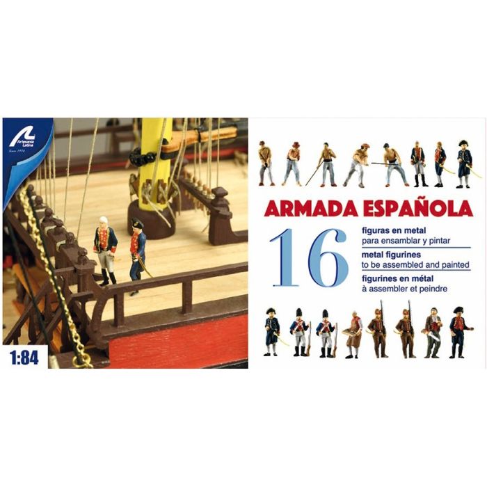 Artesania 1:84 Spanish Armada Figures for Wood Ship Model Boat Kits