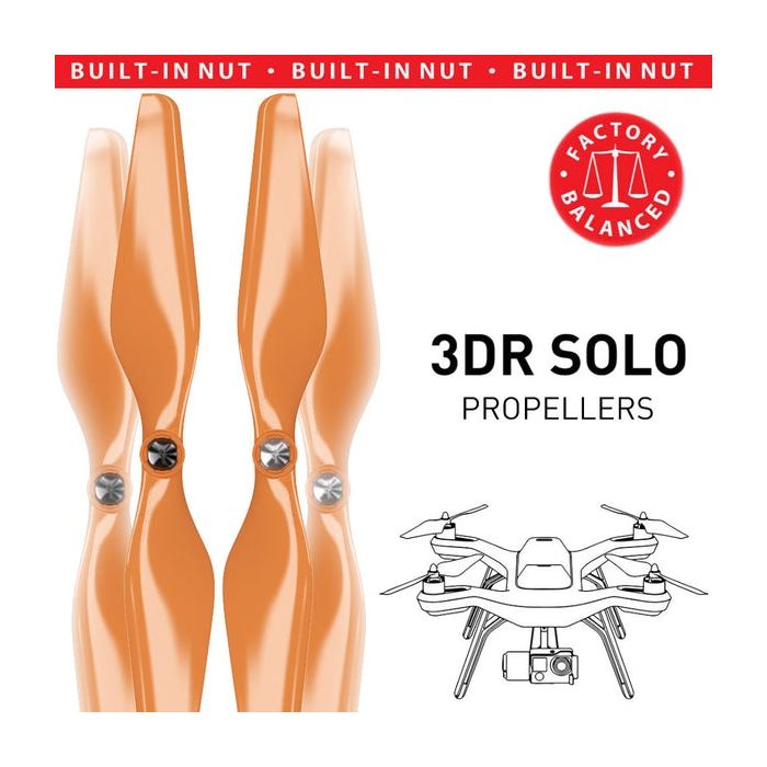 Master Airscrew 3DR Solo Propellers - MR-SL – 10x4.5 Prop Set – Orange