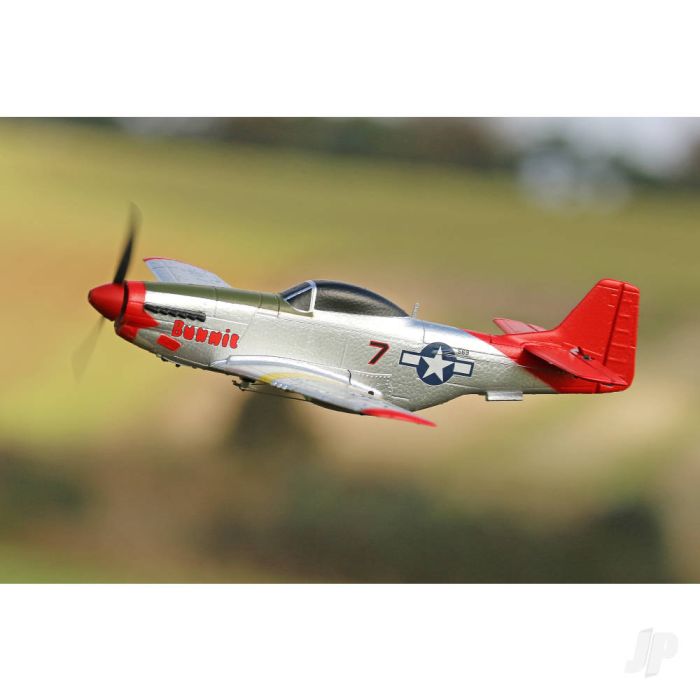 Top RC Hobby P-51D Mustang RTF Ready-To-Fly RC Model Plane (450mm) (Mode 1)