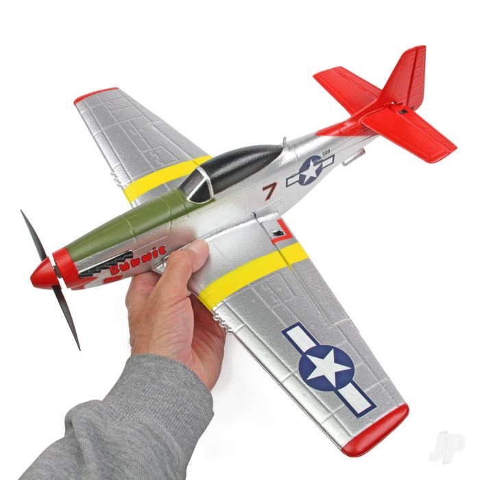 Top RC Hobby P-51D Mustang RTF Ready-To-Fly RC Model Plane (450mm) (Mode 2)