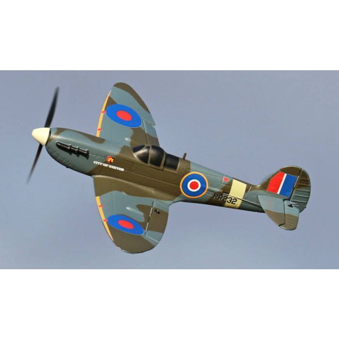 Top RC Hobby Spitfire RTF Ready To Fly RC Model Plane (450mm) (Mode 2)