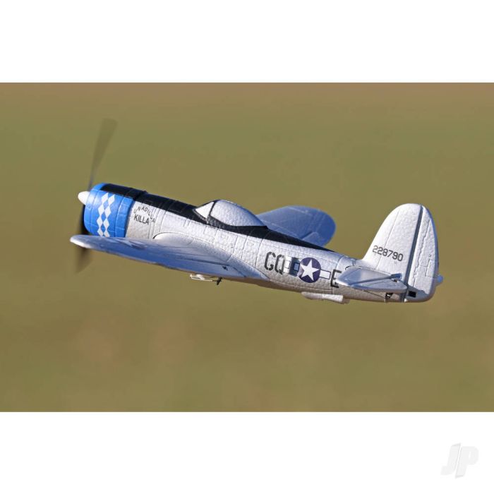Top RC Hobby P-47 Thunderbolt RTF Ready-To-Fly RC Model Plane (400mm) (Mode 1)