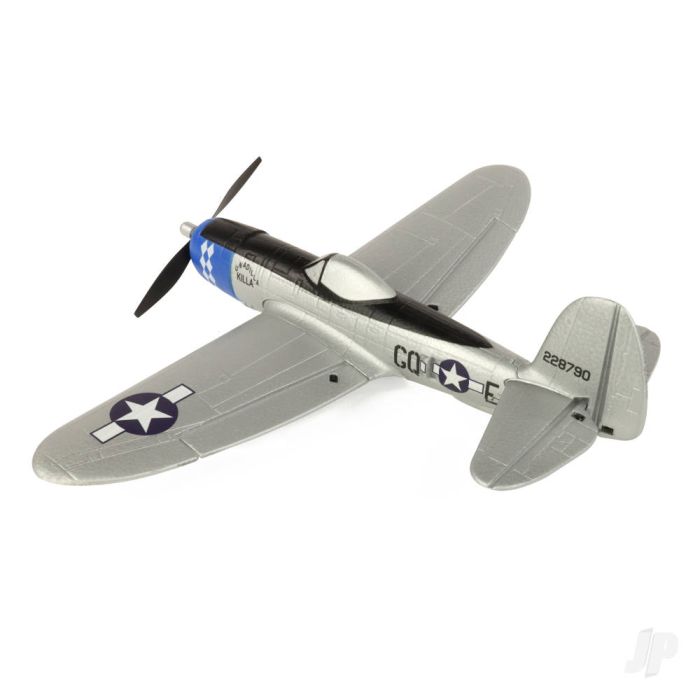 Top RC Hobby P-47 Thunderbolt RTF Ready-To-Fly RC Model Plane (400mm) (Mode 1)